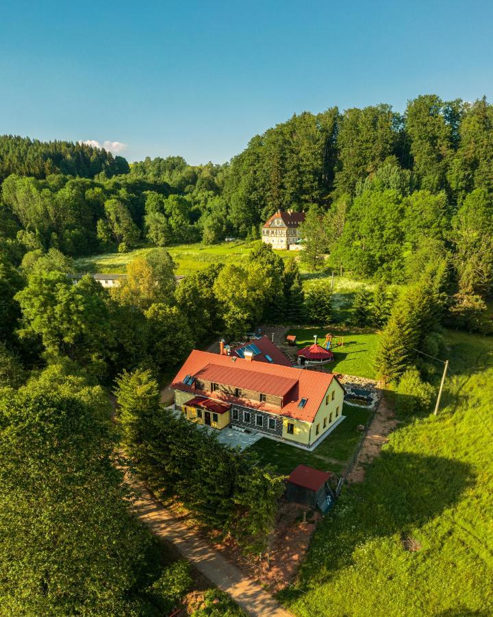 Chalupa Krenov 62 Bernsdorf Esterno foto