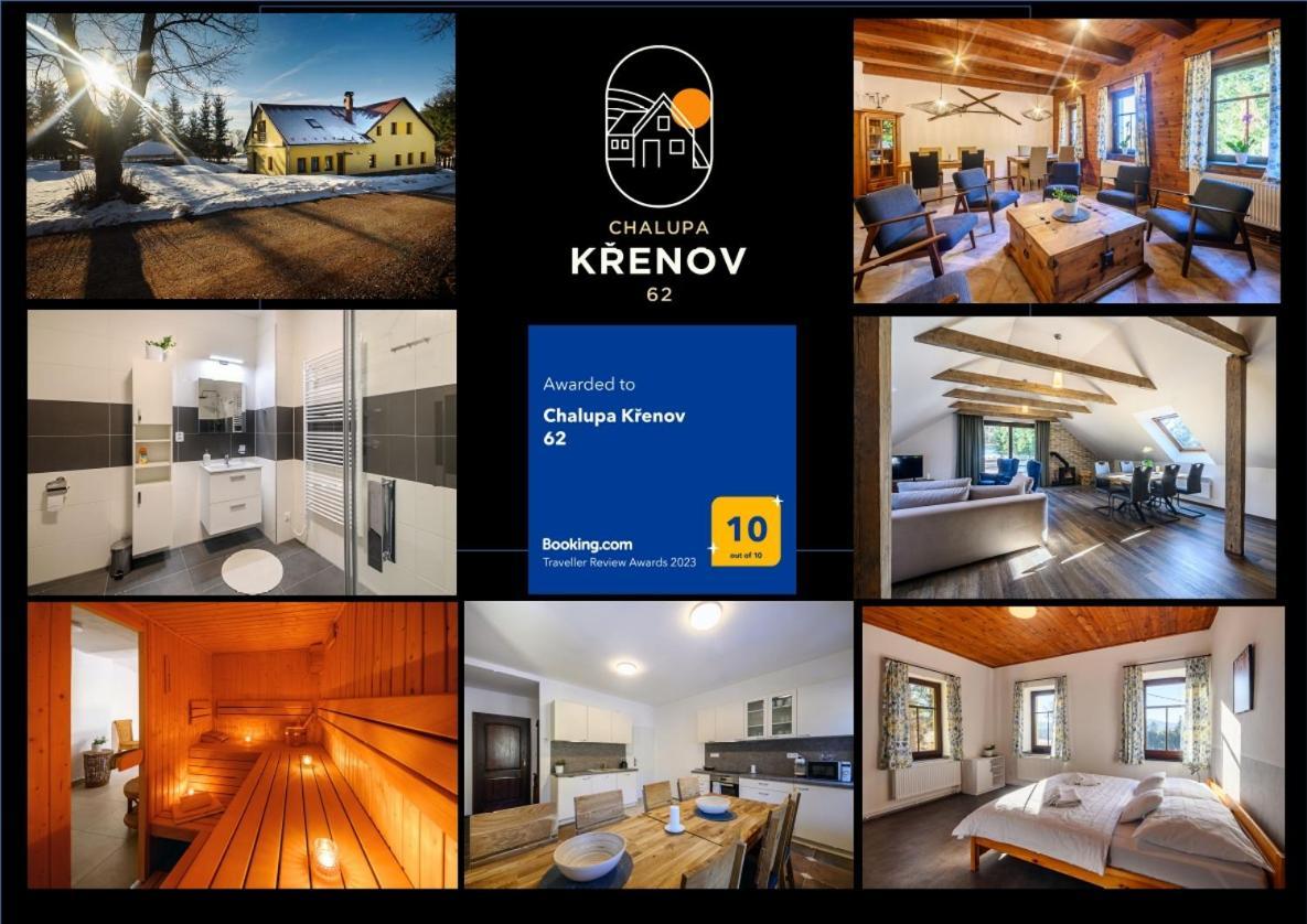 Chalupa Krenov 62 Bernsdorf Esterno foto